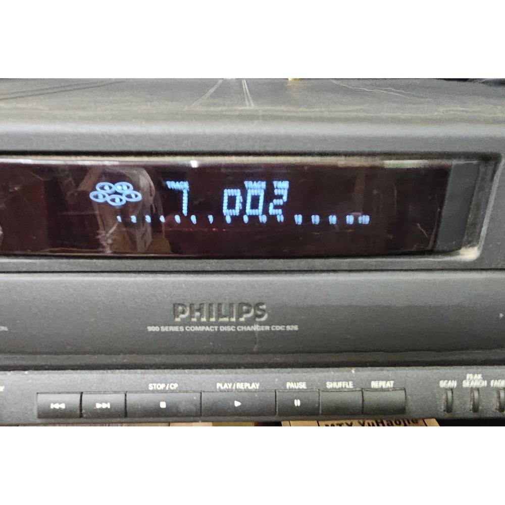 Philips CDC 926 900 Series 5-Disc Carousel CD Changer Bitstream Conversion 1994